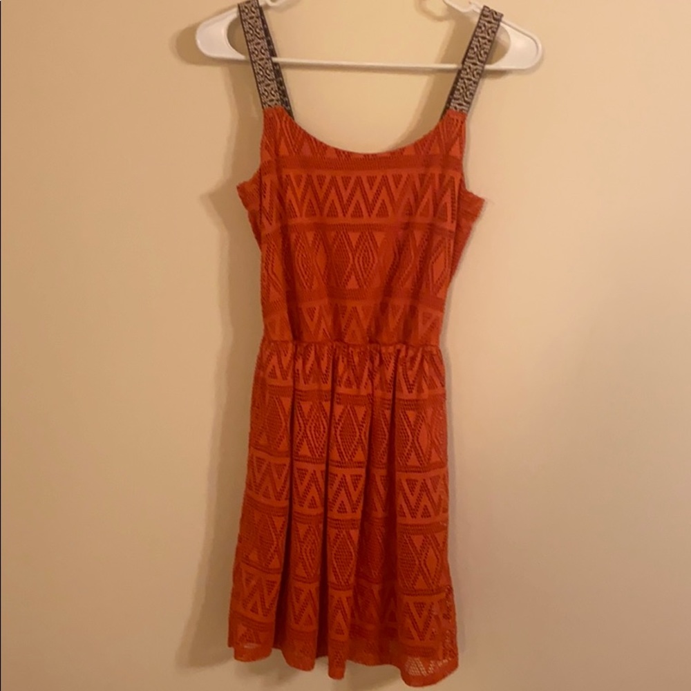 NWOT sleeveless dress Three Pink Hearts Small